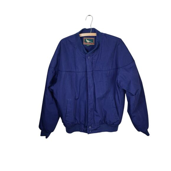 Vintage Field & Stream Gordon & Ferguson Insulated Bomber Jacket Navy – Size L - Picture 1 of 6